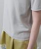 Toabe Silk Tencel Half Sleeve Knit (Cloudy)