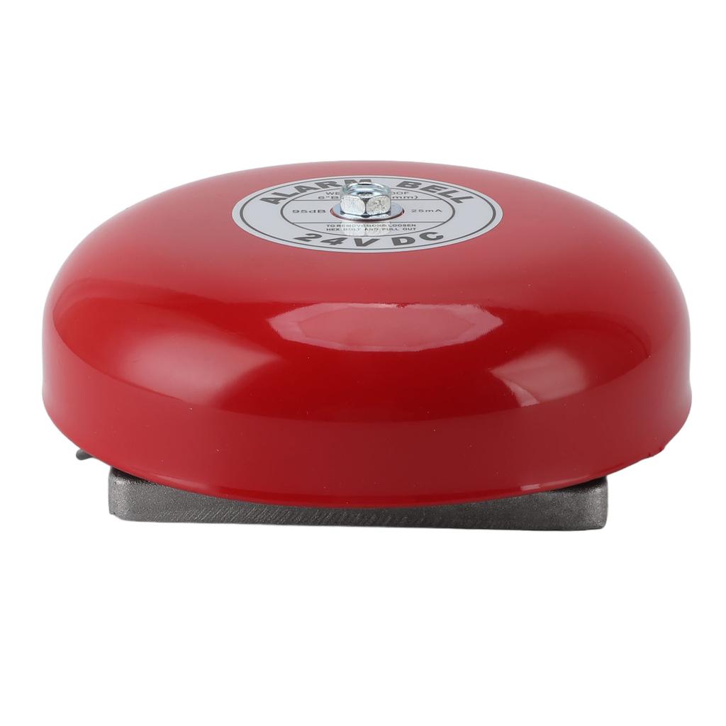 Topincn Alarm , 6 Inch Electric Alarm Sound Portable Aluminum Alloy Security Alarm Alarm 24V Power