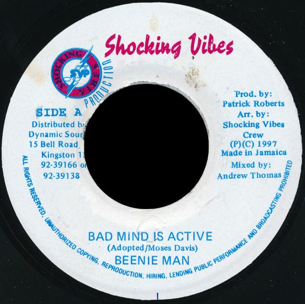 

7inch Record BEENIE MAN / LITTLE KIRK, RICKY RUD - Bad Mind Is Active / Girls Go NONE Shocking Vibes 1997 Jamaica Reggae, Ska & Dub Used