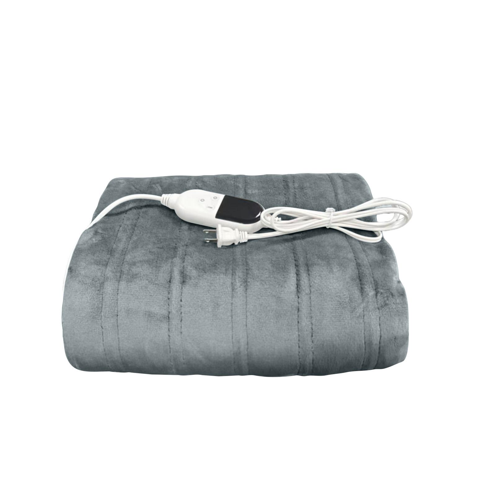 

Electric Blanket With 10 Temperature Settings, Overheat , Flannel/lamb Fleece Material. S