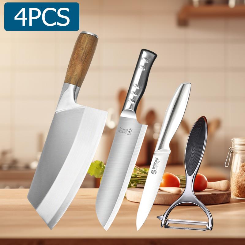 WXCOO Professional Japanese Knife Kitchen Knife for Cooking Ergonomic Handle 7Inch Fruit Cutter Santoku Knives Kitchen Supplies