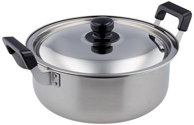 Parel Metaal Groot met pan IH NIEUW Danran pan, pan met twee handvatten, 26cm, deksel, compatibel, HB-1794