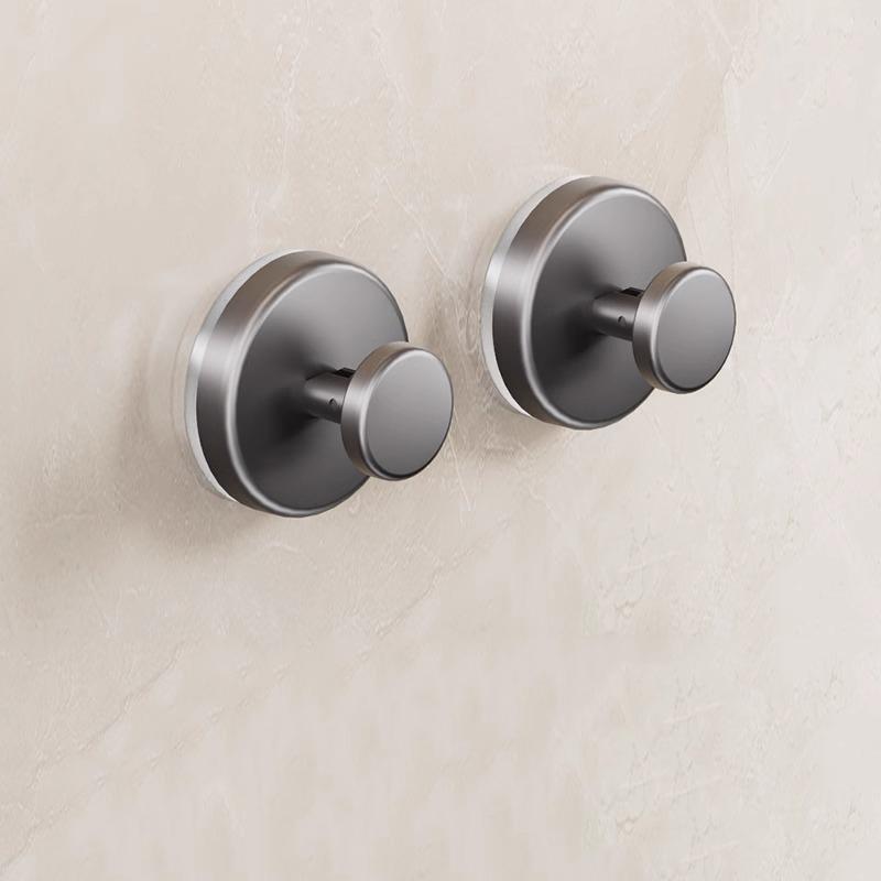 Reusable Suction Cup Hooks Waterproof Bathroom clothes Robe Coat Towel Hanger Hook Kitchen Bathroom Organizer Hook Accessories