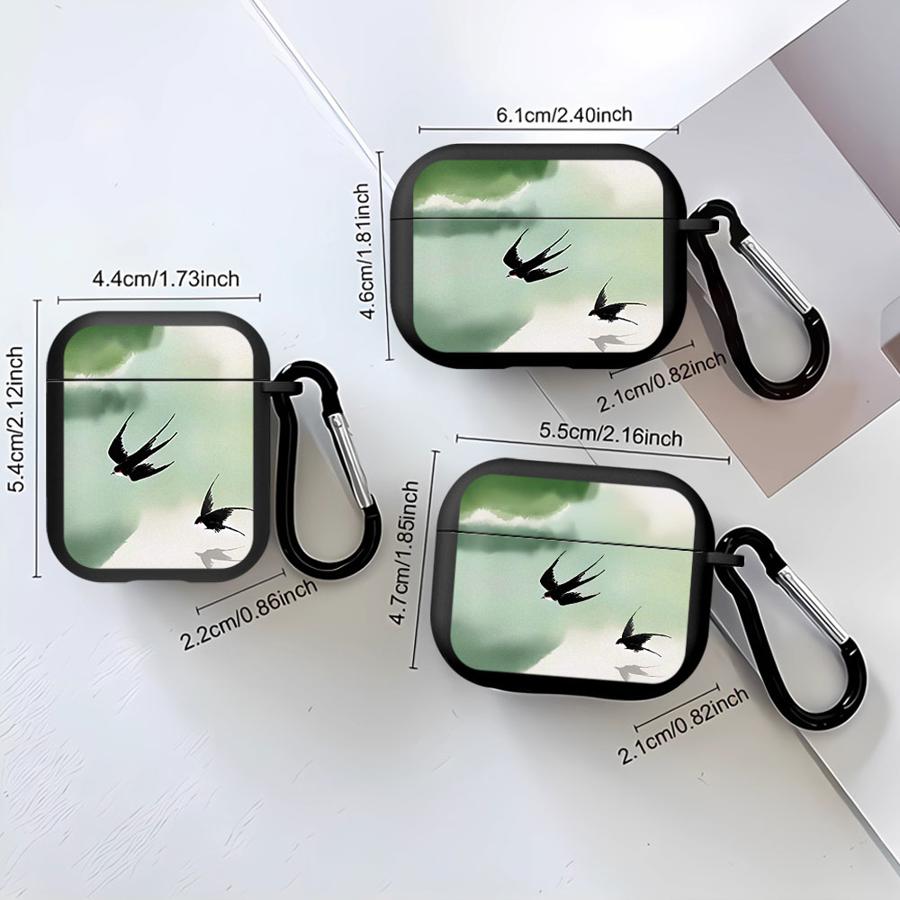 Little Swallow Soft Earphone Cases Cover Case For Airpods 1 2 Pro Pro3 3 Pro2 4