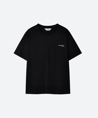 MOONSUN M.C Unisex, Logo Basic T-Shirt / Black