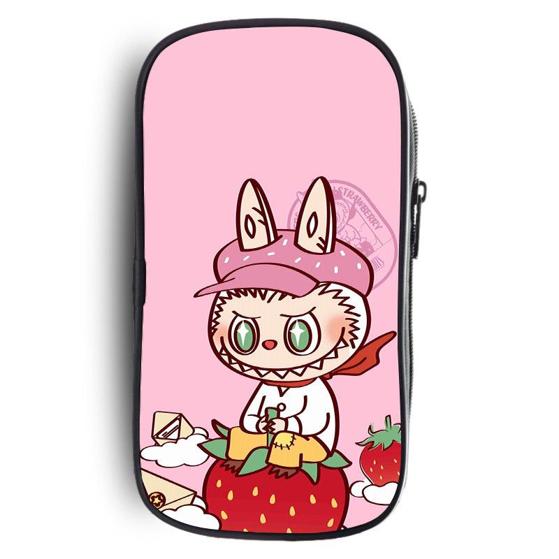 2025 Labubu Primary And Secondary School Students Cartoon Diy Printing Fashion Storage Pencil Bag