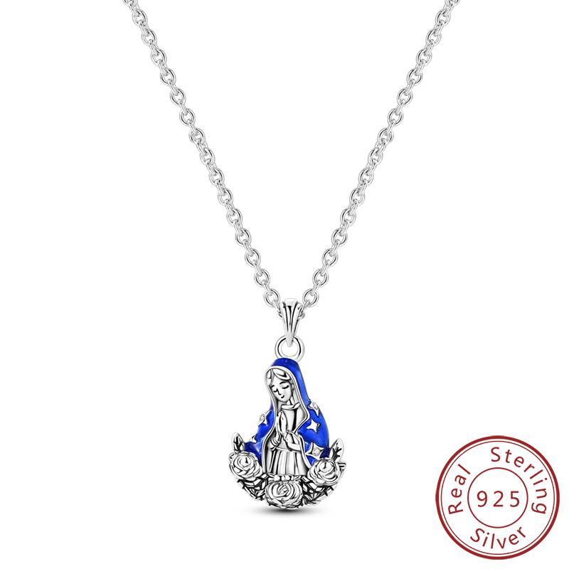 Copper Metal Chain Necklace Angel Wing Butterfly Pearl Heart Cross Necklace Designed For Women Trendy Fashion Simple Neck Chain High Quality Fine