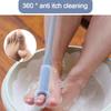 Fußschrubber Zehenzwischenraum Reinigungsbürste Fußschleifen Abgestorbene Haut Exfoliationsbürste Fußpflege Werkzeug