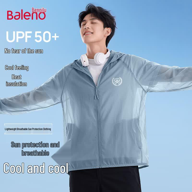 Baleno Unisex Ice Silk UPF50+ Sun Protection Hoodie L