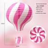 Back-to-School, Mid-Autumn Festival, National Day Hanging Hot Air Balloon Paper Lantern for Ceiling Decoration