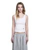 Lotaib Basic Layered Sleeveless - White