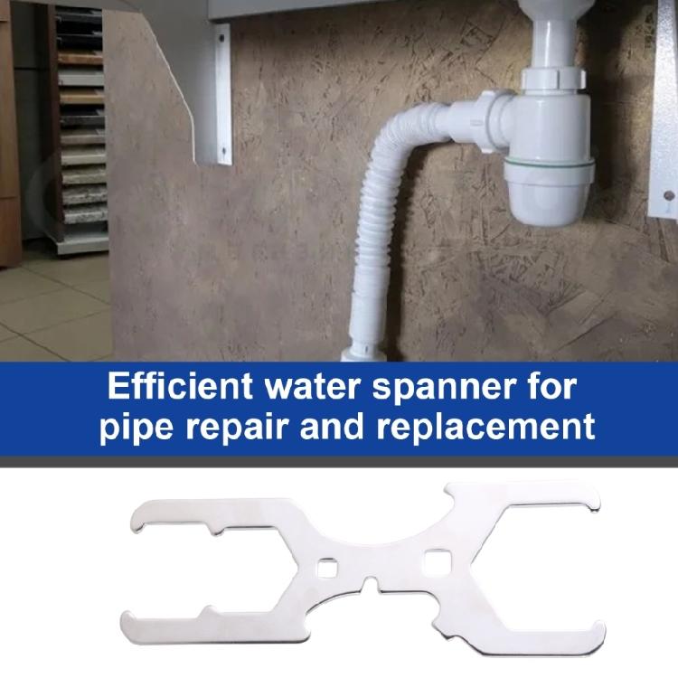 Sink Wrench Plumbers Sink Strainer Wrench Double Ended Tap Tool Useful Accessory for Plumbing Installations