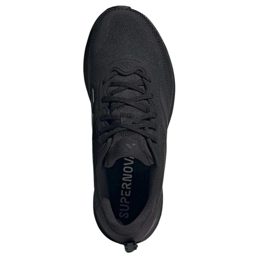 Adidas Supernova Eterno Soft Comfortable Non-Slip Durable Low-Top Running Shoes Unisex Running Shoes Black JP9699