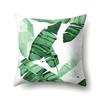 Polyester Pillowcase Nordic Ins Style Plant Flower Print Peach Leather Velvet Pillowcase Car Waist Cushion Cover