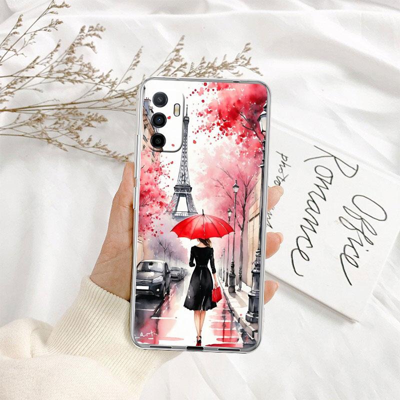 IK52 Paris Eiffel Tower Case for Motorola E13 E15 E20 E22 E22I E22S E30 E32 E40 E7 E7I G Plus Power Play Stylus G22 G14