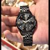 OLEVS Men Watch Fashionable Original Moon Phase Quartz Watch Waterproof Luminous Automatic Date Stainless Watch Gifts