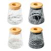 Desktop Flower Vase Hydroponic Planter with Lid, Glass-Like Clear Plant Propagation Station, Minimalist Style for Cuttings, Home Office Desk
