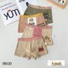 Children's Summer Cotton Boxer Briefs (Class A) for Boys Aged 9-12 - No Pinch Design.