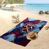 West Ham United Fußball-Print Strandtuch, Großes Weiches Schnelltrocknendes Handtuch für Strand Camping Schwimmen
