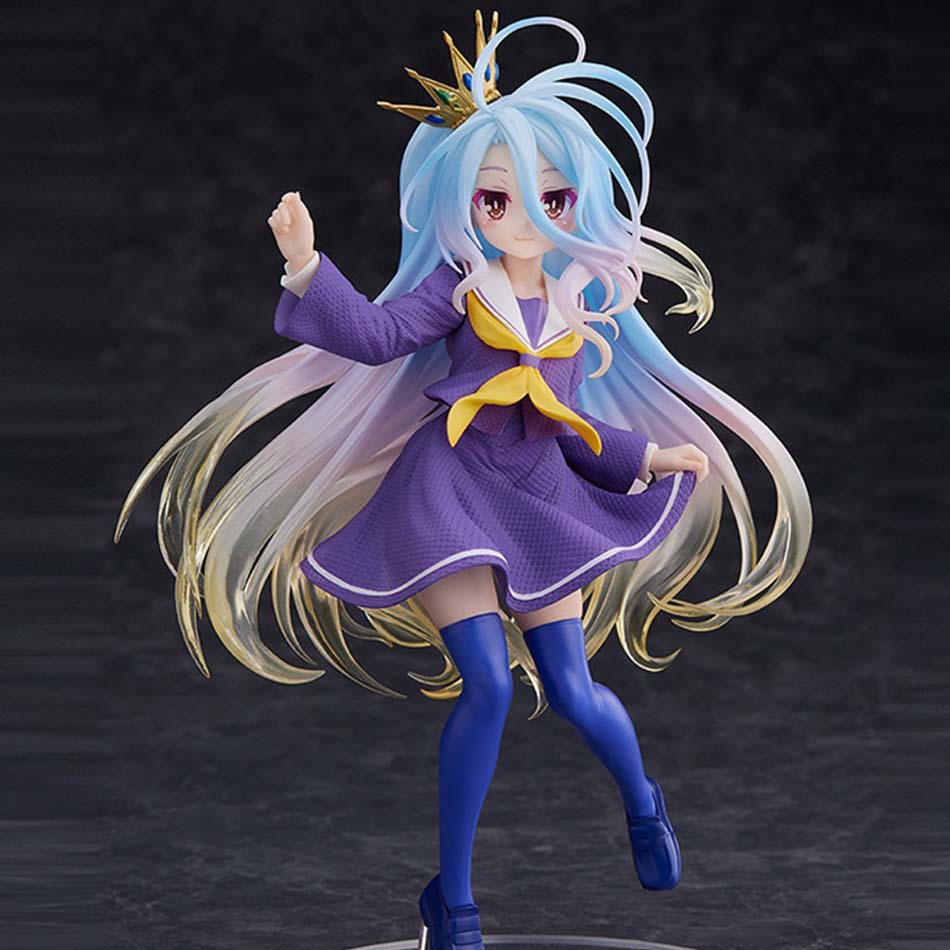 19CM Anime NGNL No Game No Life White "Figure Anime PVC Anime Action Figures Model Collection Ornament Anime Model Toy Gift