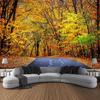 Autumn Forest Natural Landscape Tapestry Polyester Wall Hanging Aesthetic Home Decor for Living Room Bedroom