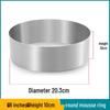 MDNG Stainless Steel Round Mousse Ring