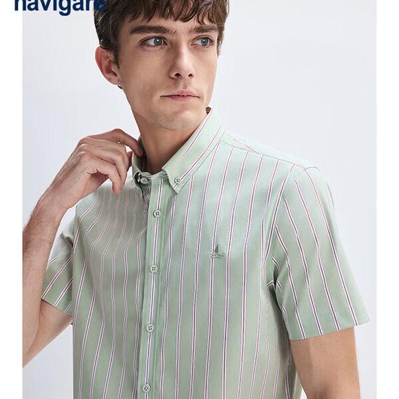 Navigare Men s Striped Short Sleeve Shirt M/39