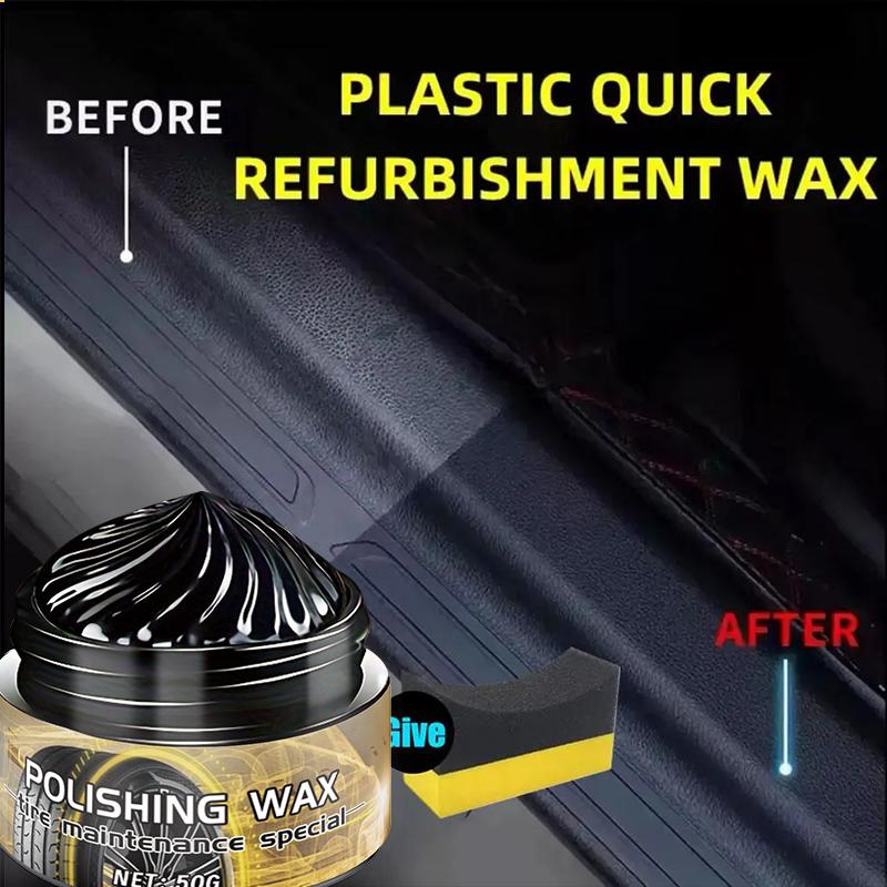 Cera Brillantezza Professionale per Pneumatici Auto – Protezione UV 30 Giorni e Rivestimento Impermeabile, Ripristina la Finitura Nera e Previene le Screpolature