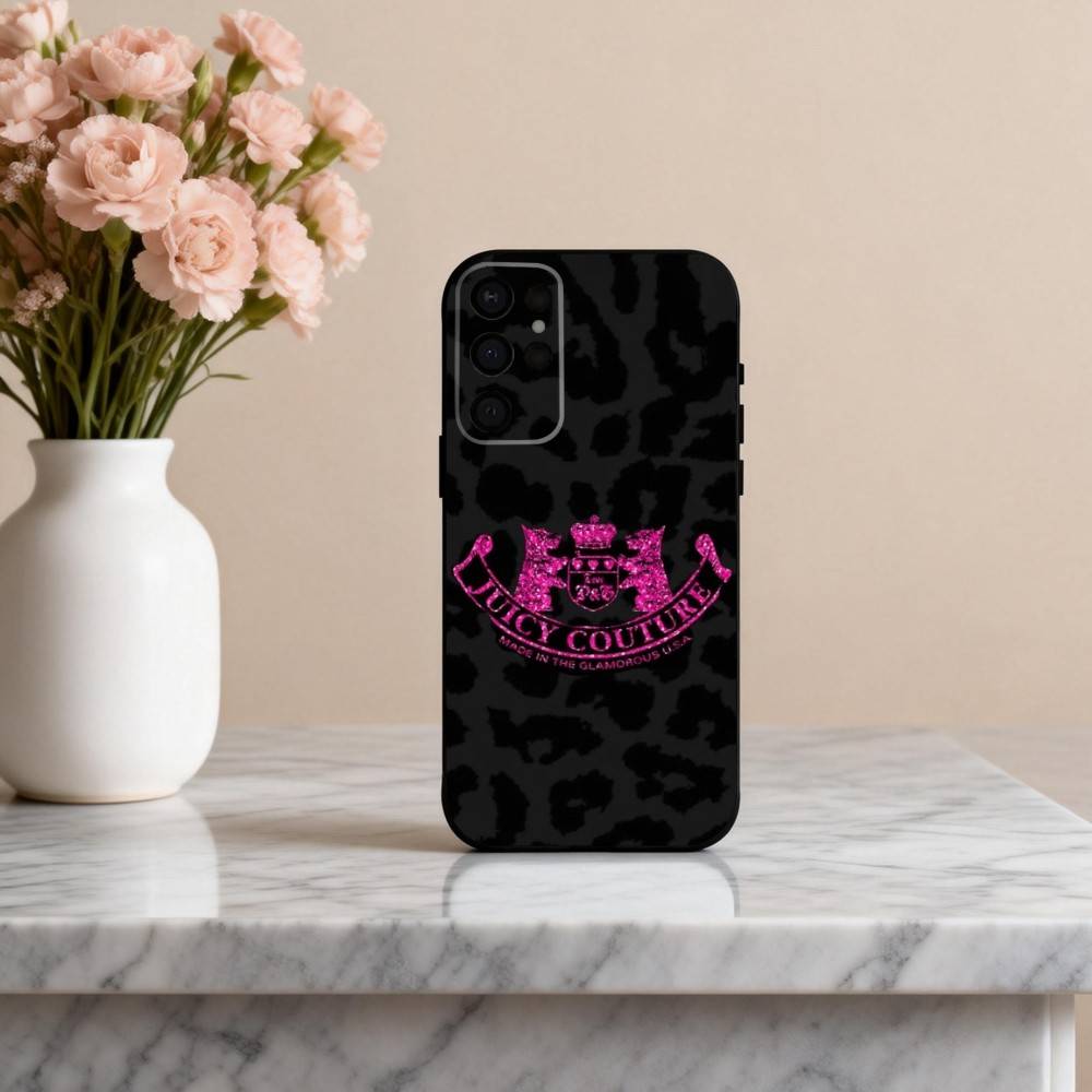 Чехол для телефона J-Juicy C-Couture-S для Samsung S25,24,23,22,30,21,10,9,Ultra,Plus,Lite,FE,4,5 G Мягкий черный чехол Samsung S21 s305G