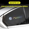 Samolepky na okno auta Kreativní samolepky Barevné logo samolepky Pro Volkswagen VW Scirocco Golf Amarok T5 Passat Polo Arteon Jetta