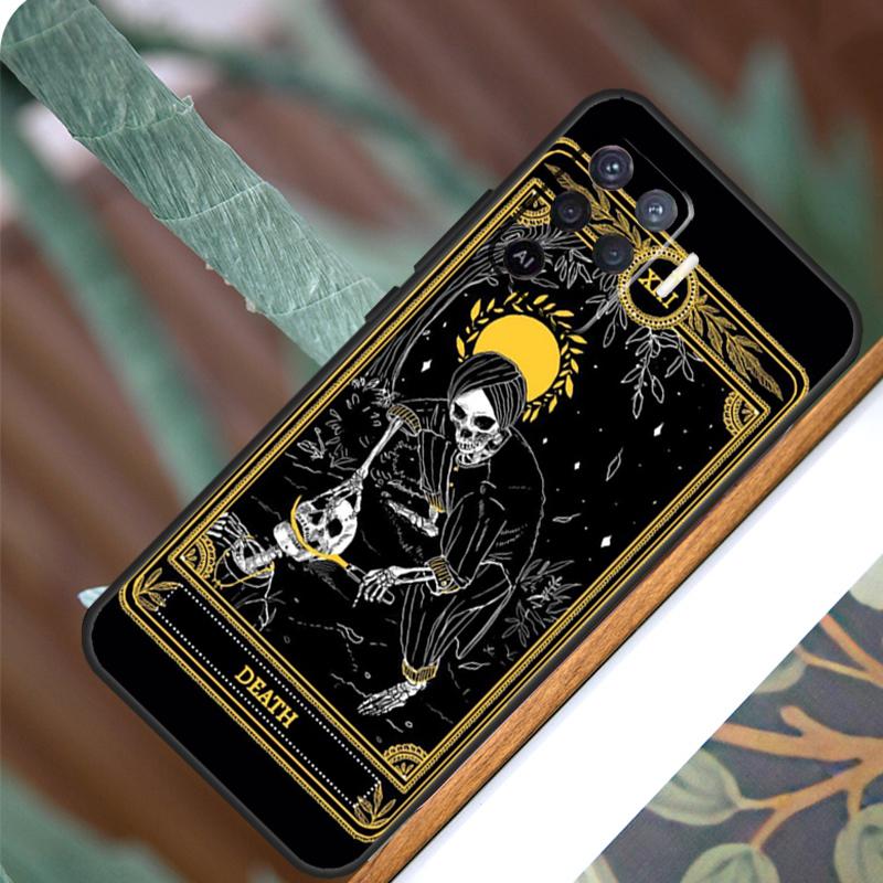 Death Tarot For OPPO A17 A16 A15 A79 A58 A78 A98 A74 A94 A77 A5 A9 A96 A76 A52 A72 A53S A54S A57S Case