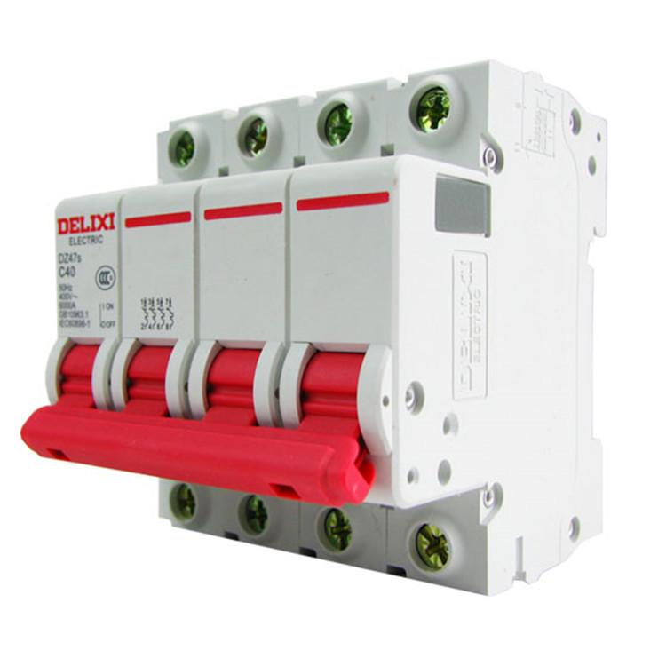 Delixi DZ47sC Smart Mini Circuit Breaker, 1-4P Electric Air Switch for Household Appliances