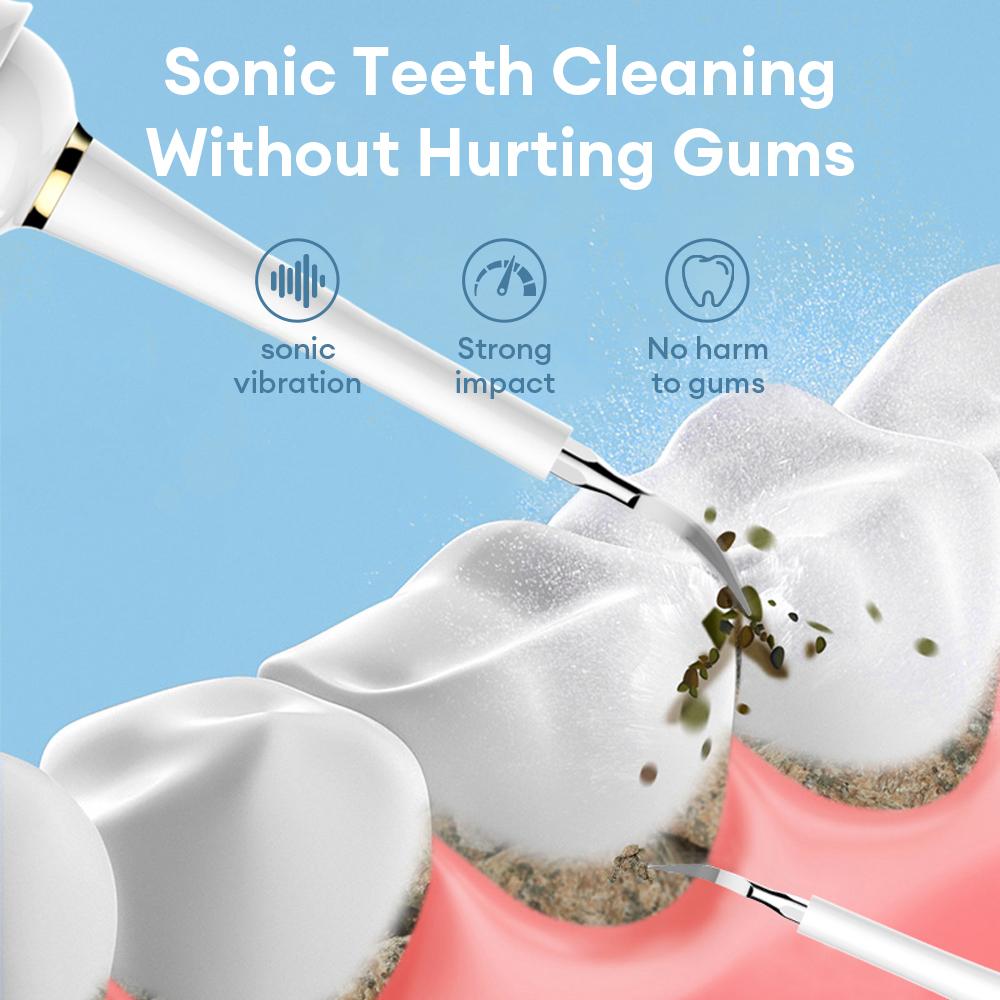 Elektrické bělení zubů Zubní kámen Scaler Plak Odstranění kávových skvrn Odstraňování zubního kamene Vysokofrekvenční sonický zubní kartáček Čistič zubů