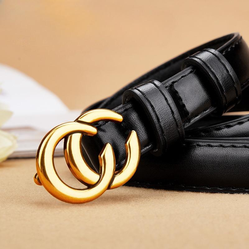 

Ремень женский универсальный высококачественный поясной ремень для джинсов ретро костюм двойной C модный ремень 100cm чёрный