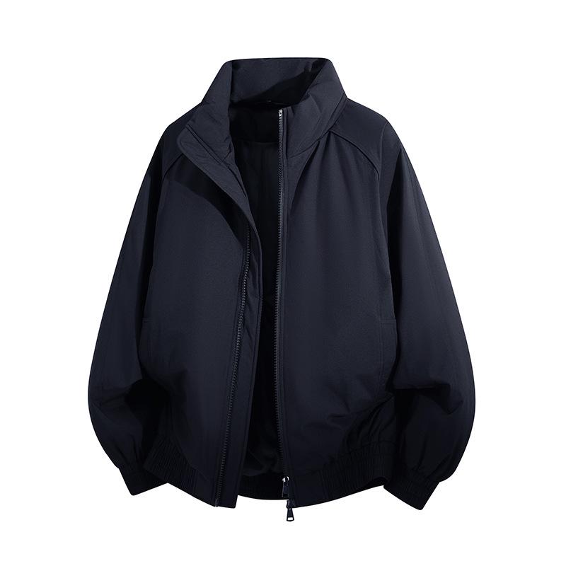 Hot Trendy Men's Winter Cotton Stand Collar Jacket - Casual Loose Fit Warm Outerwear for Couples