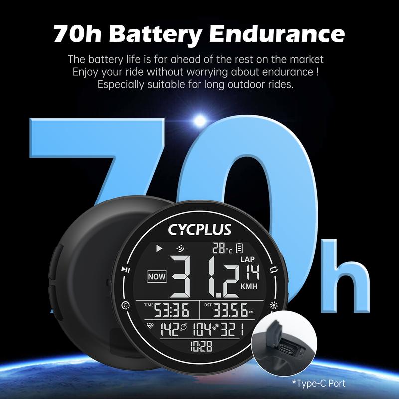 CYCPLUS M2 Cycling Bicycle Accessories GPS Bicycle Computer Wireless ANT+ Bluetooth Waterproof Speedometer Bike Cyclocomputer