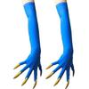 Lange Nägel Handschuhe Elastische Pfoten Armhandschuhe Für Punk Outfit Kostümpartys Abendveranstaltung Anzieh Zubehör Armschmuck
