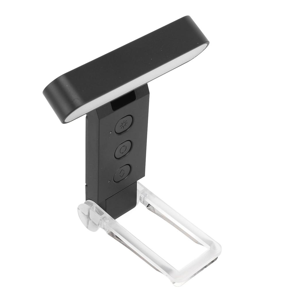 Leselys USB Oppladbart Sammenleggbart LED 6 Lysstyrkenivåer 5 Farger Timer Øyefangende