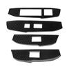 4Pcs Car Carbon Fiber Window Switch Panel Cover Decorative Sticker Fit for Lexus NX 200 200t 300h 14 19