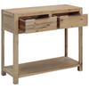 Tavolino da Console 82x33x73 cm Legno Massello di Acacia