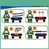 Țestoasele Ninja Mutante Adolescent Building Blocks Jucării pentru Copii Pentru Jocuri Creative