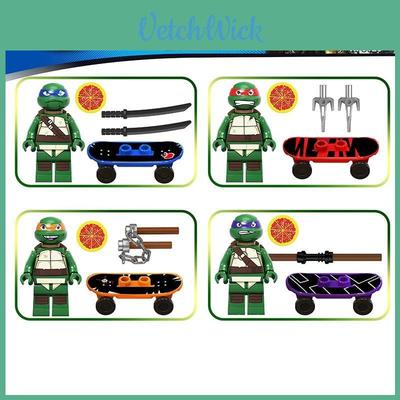 Teenage Mutant Ninja Turtles Building Blocks Kid's Toys For Imaginative Play