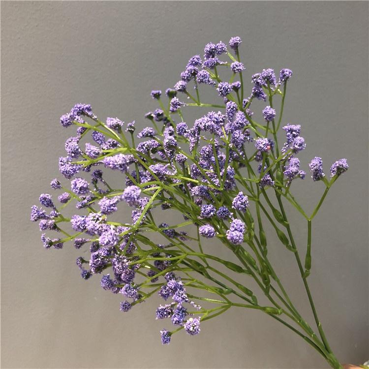 

5 вилок Искусственный цветок Гипсофила Белый для свадебных фотографий Реквизит для домашнего декораУкрашение дома Искусственный цветок