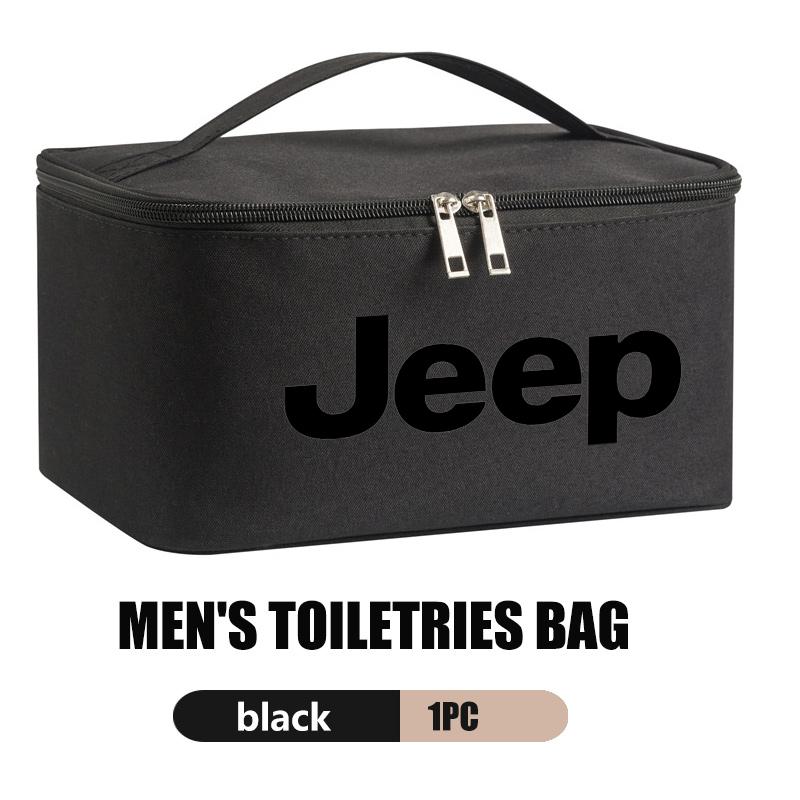 For Jeep Car Travel Portable Cosmetic Toiletries Bath Storage Bag Cherokee Wrangler JK Gladiator Compass Renegade Patriot AKL1