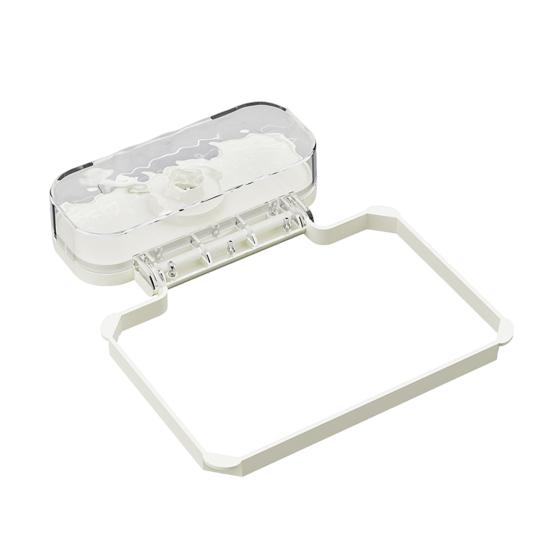 Disposable Sink Filter Rack with 100 Filter Mesh Bags Water Wave Texture Waste Rack Suction Cup Sink Strainer Rack Sink Filter Holder