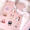 50 Christmas Decoration Stickers Pack Notebook Paper Pencil Bag Stationery Stickers Waterproof Creative Children DIY Stickers