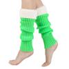 Christmas Knitted Leg Cover Candy Color Leg Warmer Stacked Christmas Leg Sleeve Thickened Foot Cover Strap Leg Socks Girls