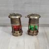 Set of 2 Nautical Brass Ship Lamp, Ship Lantern, Minor Lamp, 15.24 cm Boat Oil Lamp Lantern Colorful Lamp For Home Decoration
