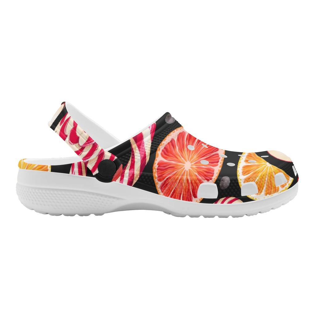 Graphic Printed EVA Clogs Women Men Breathable Lightweight Slip On Summer Sandals Casual Shoes Soft Footwear Daily Walking