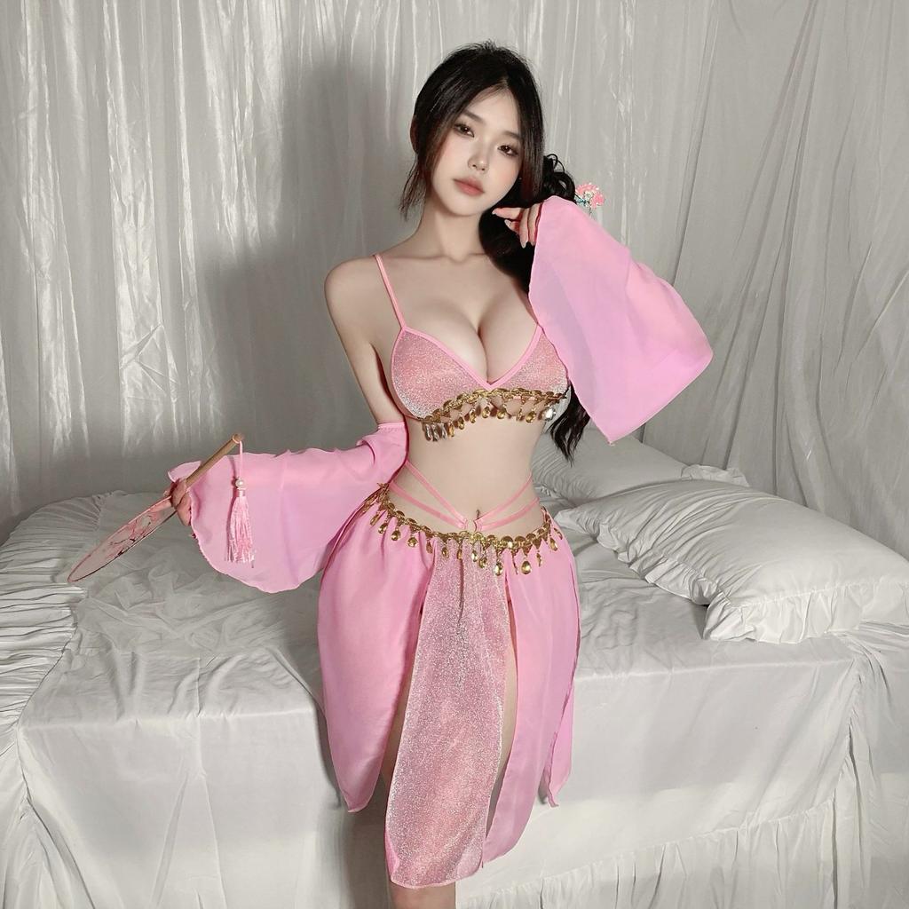 Large size new sexy underwear exotic Dunhuang Feitian sexy free national tide dance clothing Hanfu